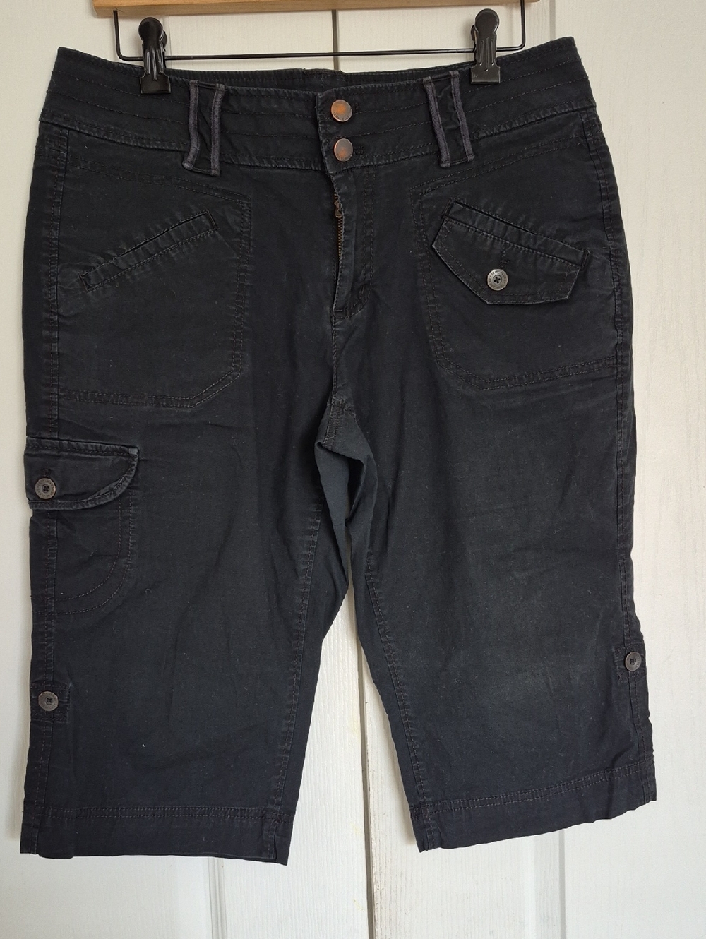 DKNY Black Denim Jeans Label Detail